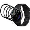 Quanen Electronic Schermo Pellicola Protettiva per OnePlus Watch, [4 Pezzi] Anti Graffio, Senza Bolle, Copertura Completa 3D, Bordo Curvo, Flessibile HD PET Trasparente Pellicola Proteggi Schermo