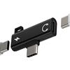 HOYULLI Adattatore Cuffie USB C(2in1) Auricolari AUX Audio Cavo TipoC Jack Ricarica Caricatore Accessori Per Apple IPhone Adapter iPad SDoppiatore Headphone Splitter Type C Compatibile Per Samsung tp-TXGG