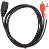 Goshyda Cavo da 5 Pin DIN Femmina a 2 Maschio, Design del Connettore Antistrappo Modellato con Schermatura a Spirale OFC, Cavo Adattatore per Lettore CD VCR DVD