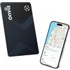 Onvis Localizzatore e Tracker Bluetooth Compatibile Apple Dov'è (iOS), 6 Anni Batteria, IP68 Impermeabile, Certificazione MFi, Slim Wallet Tracker Card per Portafogli, Valigie, Passaporti