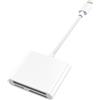 DCNETWORK Adattatore per lettore di schede da Lightning a CF/SD/TF per iPhone/iPad, lettore di schede di memoria compatto 3 in 1 per fotocamere Trail Game, fotocamere digitali, nessuna app richiesta