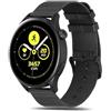 FiiMoo Acciaio Inossidabile in Metallo Cinturino per Garmin Venu 3/Venu 2/Garmin Forerunner 265/Forerunner 965, 22mm Ricambio Cinturino, Metallo Cinturino per Garmin Vivoactive 4-Nero