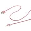 Celly USBLIGHTTEXRG - Cavo USB Lightning, Colore: Rosa