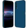 RankOne Custodia per HUAWEI P Smart 2021 (6.67 Inches) Cover Morbida in Silicone TPU - Blu zaffiro