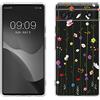 kwmobile Custodia Compatibile con Google Pixel 6a - Cover Silicone TPU - Protezione Back Case - Esplosione Primaverile multicolore/trasparente