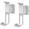 conecto Supporto da parete per altoparlante compatibile con Sonos® One, Sonos® One SL, Sonos® Play:1, portata: 3 kg, set da 2, bianco