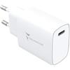 TECHMADE - Caricatore USB C 20W | Ricarica Rapida per iPhone 15/14/13/12/11 | Compatibile con Samsung, Huawei, Xiaomi | Protezione Sovratensione | Adattatore Universale
