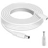 Lonnky Cavo di Prolunga DC 1 Metro per AVM Fritz!Box 7590 7580 7582 7560 3490 6590 6490 6430 4040 4020 Router WiFi, Prolunga Alimentatore 5,5 mm, Compatibile con Telekom Speedport Smart