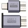 VGOL 2 Pezzi USB C Maschio/femmina A USB Micro B Maschio Adattatore Convertitore Per Disco Rigido USB 3.2 Da 10 Gbps Compatibile Con Toshiba Compatibile Con Seagate