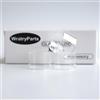 WratryParts Straight Replacement Glass Tube for Ennequadr Moka RTA Tank Atomizer (3Pcs 4.4-ml)