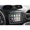 CDEFG per Jeep Renegade 2018+ Car Navigation Glass Pellicola protettiva 9H Scratch Resistant Anti-Fingerprint GPS Proteggi Schermo Trasparente Screen Protector (8,4 Pollici)
