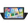 CAMECHO [2G+64G] Android 15 Autoradio per BMW X1 E84 2009-2016 con Navi Carplay Android Auto, 10.1 Pollici Radio con Schermo, WiFi Bluetooth Mirror Link FM/RDS SWC+Telecamera Posteriore+Canbus+Mic