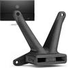 3IDEE Adattatore VESA 75x75 mm per HP 32f - Stampa 3D - incl. Set di Viti (Nero)