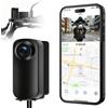 Avutrel 1296P Dash Cam per Motocicletta con Connettività Internet Caméra da Casco Acquea IP67 con Visione Notturna e Angolo di Visione Ampio da 146°, ACC 8-100V, Moto Off-Road, Scooter e E-Bike
