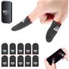 Gjinxi Manicotti per dita da gioco E-Sports Light Model Gaming Finger Sleeve 10 pezzi per giochi mobili Nanofibre superconduttive anti sudore ultra sottili per la maggior parte dei giocatori