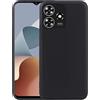 Generico Custodia Compatibile con ZTE Blade A73 4G (7060) / V50 Smart/Axon 50 Lite (8050) Copertura Cover Protezione CASE flessibile Gel Silicone TPU Morbida Matte Ultra Soft Slim Case (Nero)