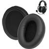 Erioscar 1 Paio Coppia di Cuscinetti Auricolari di Ricambio per HyperX Cloud Stinger, Cloud Flight, CloudX, Cloud II, Cloud III, Cloud Alpha, Cloud Core, Mix Cuffie, Memory Foam e Protein PU Pelle, Nero