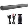 Yangers Altoparlante Wireless Bluetooth 5.0, Soundbar per TV con Telecomando, Wireless da 20 W con USB ricaricabile, EQ integrato per Home Cinema Audio, PC, TV, cellulare, Laptop