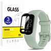 X-Dision [3 Pezzi Pellicola Protettiva Compatibile con Garmin Vivosmart 5,[Resistente ai Graffi, Alta Definizione][3D Curved Full Cover] Pellicola Protettiva per Garmin Vivosmart 5