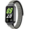 Koelaa Cinturino in Nylon per Xiaomi Smart Band 9 Active, Sportivo, Bracciale Elastico Nylon Braccialetti Cinturino Compatibile con Xiaomi Smart Band 9 Active-Grigio