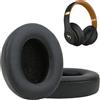 Earrock Cuscinetti auricolari per cuffie Beats Studio 2 e Studio 3 con filo e senza fili, con memory foam aggiornato e pelle proteica a prova di sudore (nero)