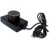 DollaTek Manopola di Controllo del Volume USB, regolatore del Volume del Volume del Computer con Un Solo Tasto Funzione di silenziamento Supporto Win7 / 8/10 / XP/Mac/Vista Android - Nero