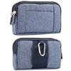 Burlife Uomo Sacchetto Slip da Cintura per Smartphone Blu, Marsupio Uomo da Cintura Orizzontale, 6.3 Custodia Cintura Cellulare Borsa da Viaggio Donna Piccola Portafoglio Waist Belt Pouch per Galaxy S8 S9