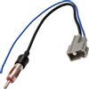 AERZETIX - C10001 - Adattatore DIN per antenna autoradio - numero di pin 1 - compatibile con Honda CR-V 2012+, CR-Z 2011+, Civic 2012+, Odyssey 2010+, HR-V 2015, Jazz 2015