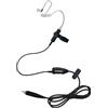 ULSOUMAX Air Acoustic Tube Auricolari Compatibile con Motorola CLP446E CLPE Plus CLP1010e CLP1080e CLP1083e CLP107e Radio, Cuffia Acustica Auricolare con pulsante PTT Mic