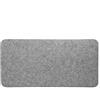 Akozon Tappetino per Scrivania in Feltro, 68x33cm Poliestere Mouse Mouse da Tavolo Pomya Store Tappetino Anti Statico per Computer PC Pastiglie per PC Grigio Chiaro Tapis Grandi (Grigio Chiaro)