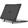 MOSISO Custodia Compatibile con Microsoft Surface Laptop Cover 13.8 Pollici 2024 Touchscreen 7a Edizione 2024 Modello di Rilascio 2036,Plastica Case Rigida Resistente con Staffa Piega,Nero