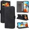 BELLA BEAR Cover ZTE Nubia Music 2, [Tecnologia di Blocco RFID] Custodia per ZTE Nubia Music 2, Custodia ZTE Nubia Music 2 con [Supporto Scheda] [Funzione Kickstand]-Nero