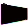 DORRISO RGB Tappetino per Mouse Gaming XXL 900 x 400 mm XL 800 x 300mm Grande Mouse Pad 13 LED Effetti Luce Superficie Liscio Antiscivolo Computer PC e Laptop Tappetino per Mouse Nero