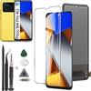 RongZy Schermo per Xiaomi Poco M4 PRO 4G 2201117PI 2201117PG Display LCD Touch Screen Digitalizzatore Interno per Poco M4 PRO 4G Sostituzione Assemblea con Strumenti(6.43,Nero)