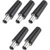 QUARKZMAN 5pcs Connettore Adattatore Alimentazione DC Maschio 6.3mm x 3.0mm | Jack Alimentazione DC Plug Adattatore, 1.42, per Elettrodomestici Uso Industriale Telecamere CCTV Alimentatori