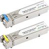 CERRXIAN 1.25G singolo modo BIDI SFP LC modulo ricetrasmettitore della fibra, SFP-WDM-SM, 3KM LC Tx1550nm/Rx1310nm-1 coppia