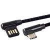 JSER Cavo dati micro-USB 5pin/USB-C, angolo di 90 gradi a sinistra, USB 2.0