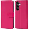 Verco Custodia a libro per Samsung Galaxy A25 5G, per Samsung A25 5G, colore: Rosa