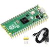 Waveshare Pre-saldata Raspberry Pi Pico 2 Scheda per Microcontrollore Basata sul Raspberry Pi RP2350 Chip, con Dual-core e a Doppia Architettura Design, Funzionante fino a 150 MHz (con Header)