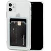 Generic Chengyuanfeng Cover Trasparente per iPhone 11 con Porta Carte, Custodia Ultra-Sottile 1,5 mm in TPU Antigiallo Antiurto, Minimalista con Slot per 1 Carta, per Pendolari, Metro e Pagamenti Contactless