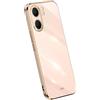 RankOne La Custodia del Telefono è Adatta per OPPO A5X (6.67 Inches), Case per Cellulare in Silicone con Telaio Galvanico - Rosa