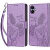 KENHONER Custodia per Samsung Galaxy A06 5G Cover, Viola