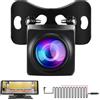 Motorsi Telecamera per retromarcia AHD 1080P Telecamera per retromarcia per autoradio portatile Motorsi, telecamera regolabile 160° grandangolare IP69 impermeabile per camper, SUV, pick-up, furgone