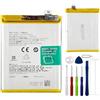 E-yiiviil Batteria di ricambio BLPA15 compatibile con Oppo Realme 11 Pro 4G/Realme 11 Pro 5G batteria con strumenti