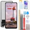 YHX-OU 6.67 Nero Display per Xiaomi Redmi Note 14 4G 24117RN76E LCD Schermo Touch Screen Digitizer Assemblea E Strumenti di Installazione +1 Pezzo Vetro temperato