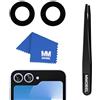MMOBIEL Lente Vetro Camera Posteriore di Ricambio Compatibile con Samsung Galaxy Z Flip6 - Include Adesivo Biadesivo, Pinzetta e Panno