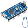 Binghe Microcontrollore Scheda di sviluppo Binghe Microcontrollore Schede Madri con CH340 Chip 5V 16MHz MICRO Interfaccia versione saldata con Cavo USB compatibile con Arduino
