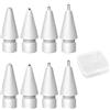 HAPPOW Confezione da 8 punte per Apple Pencil di prima generazione/seconda generazione/USB C/Pro, punta di ricambio, accessori per Apple Pencil, con 1 scatola