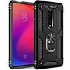 NALIA Custodia Robusta per Xiaomi Mi 9T / 9T Pro - Anello - Cover, Nero