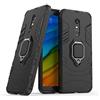 MaiJin LuluMain Compatibile con Redmi 5 Plus Cover, Custodia Armor Anello Cavalletto (Funziona con Il Supporto Magnetico per Auto) Case Paraurti per Xiaomi Redmi 5 Plus (Nero)